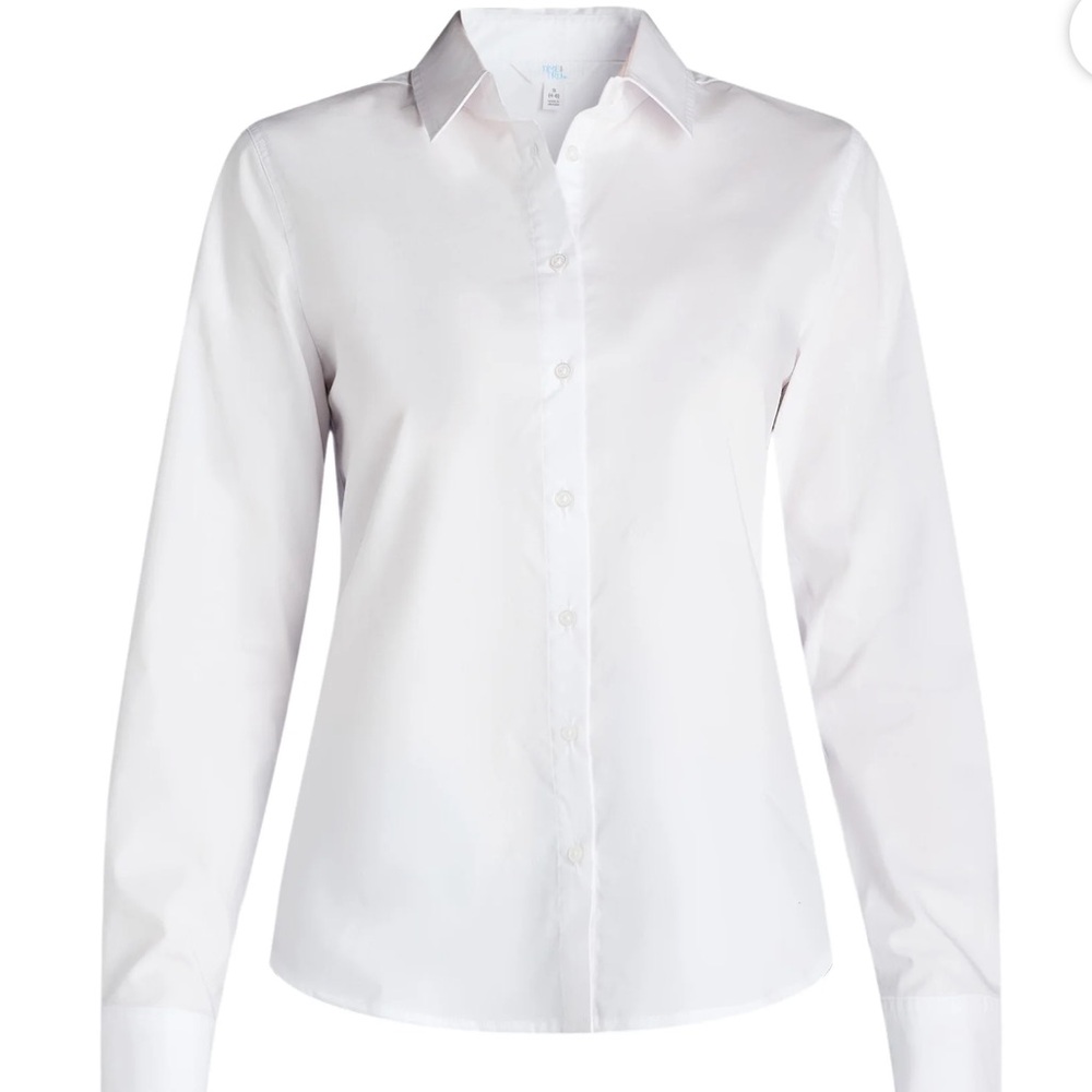 Time and Tru Women’s Button Front Shirt - Picture 8 of 10
